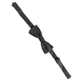 Dolce & Gabbana Men Dark Gray Geometric Adjustable Neck Bow Tie