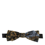 Dolce & Gabbana Men Multicolor Jacquard Adjustable Neck Bow Tie