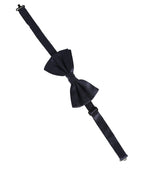 Dolce & Gabbana Dark Blue 100% Silk Adjustable Neck Papillon Bow Tie