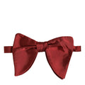 Dolce & Gabbana Men Red 100% Silk Adjustable Neck Papillon Bow Tie