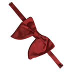 Dolce & Gabbana Men Red 100% Silk Adjustable Neck Papillon Bow Tie