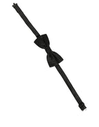 Dolce & Gabbana Men Black White PolkaDot Adjustable Bow Tie