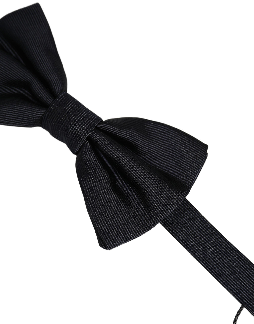 Dolce & Gabbana Men Black 100% Silk Adjustable Neck Papillon Bow Tie