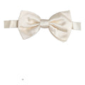 Dolce & Gabbana Men White 100% Silk Adjustable Neck Papillon Bow Tie
