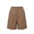 Trussardi Jeans Brown Viscose Women Shorts