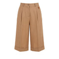 Trussardi Jeans Beige Viscose Women Shorts