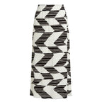 Trussardi Jeans White Polyester Women Skirt