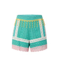 Trussardi Jeans Green Cotton Women Shorts