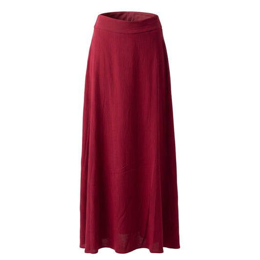 Trussardi Jeans Red Viscose Women Skirt