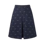 Trussardi Jeans Blue Cotton Women Skirt