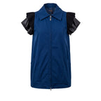 Trussardi Jeans Blue Polyester Women Jacket