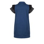 Trussardi Jeans Blue Polyester Women Jacket