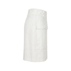 Trussardi Jeans White Viscose Women Skirt