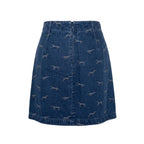 Trussardi Jeans Blue Cotton Women Skirt