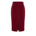 Trussardi Jeans Red Polyester Women Skirt