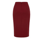 Trussardi Jeans Red Polyester Women Skirt