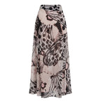 Trussardi Jeans Pink Polyester Women Skirt