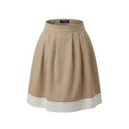 Trussardi Jeans Beige Cotton Women Skirt