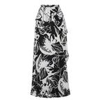 Trussardi Jeans Black Polyester Women Skirt
