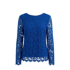 Trussardi Jeans Blue Polyester Women Shirt