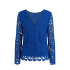 Trussardi Jeans Blue Polyester Women Shirt