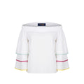 Trussardi Jeans White Cotton Women Shirt