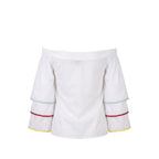 Trussardi Jeans White Cotton Women Shirt