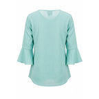 Trussardi Light Blue Cotton Women Shirt