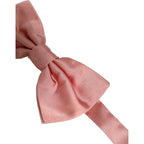 Dolce & Gabbana Men Light Pink 100% Silk Adjustable Neck Papillon Bow Tie