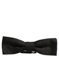 Dolce & Gabbana Men Black 100% Silk Adjustable Neck Papillon Bow Tie