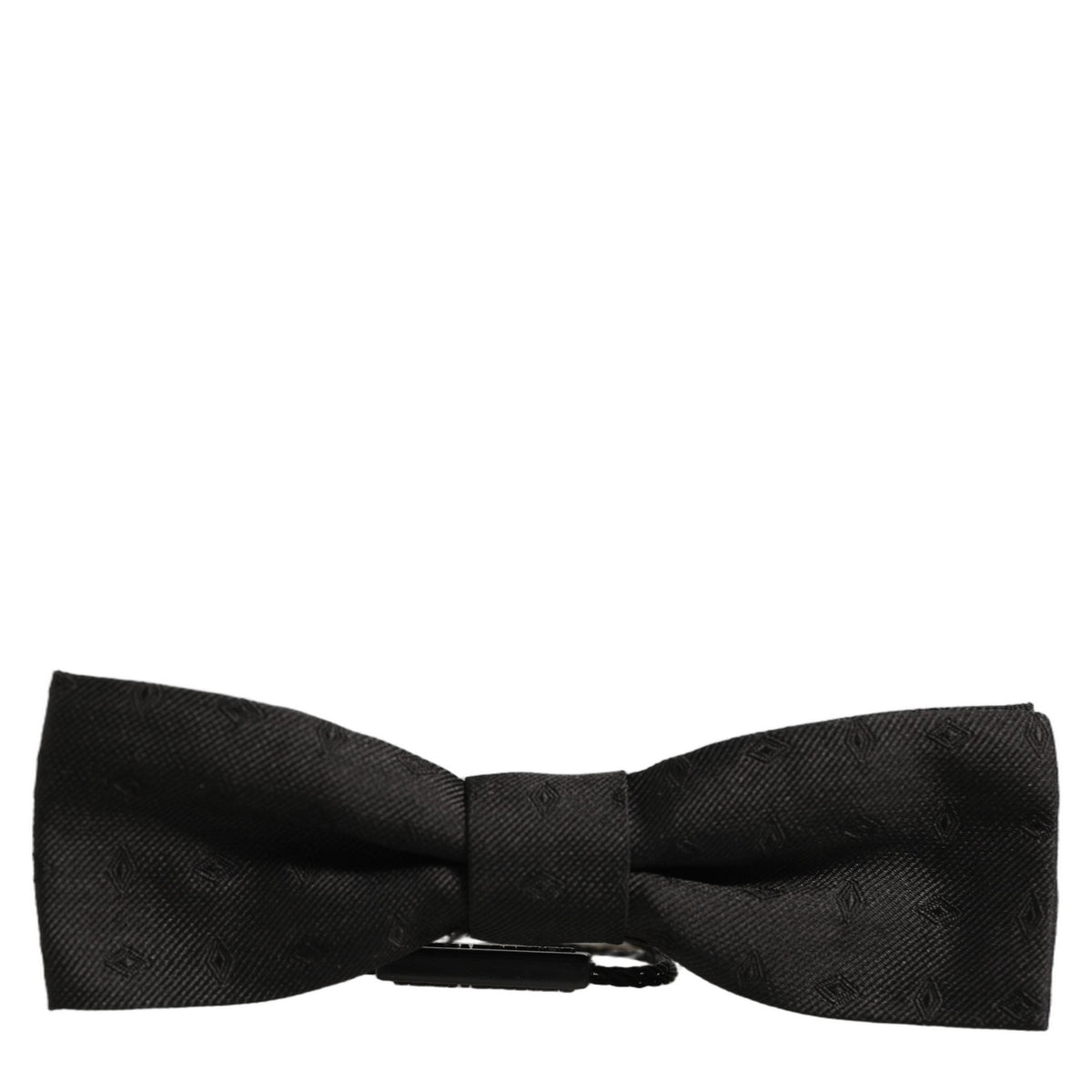 Dolce & Gabbana Men Black 100% Silk Adjustable Neck Papillon Bow Tie