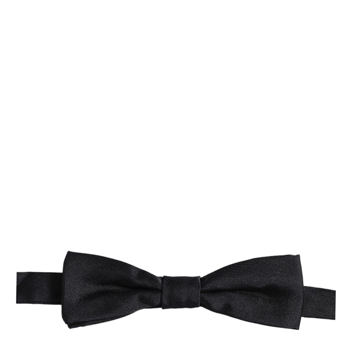 Dolce & Gabbana Men Black 100% Silk Adjustable Neck Papillon Bow Tie