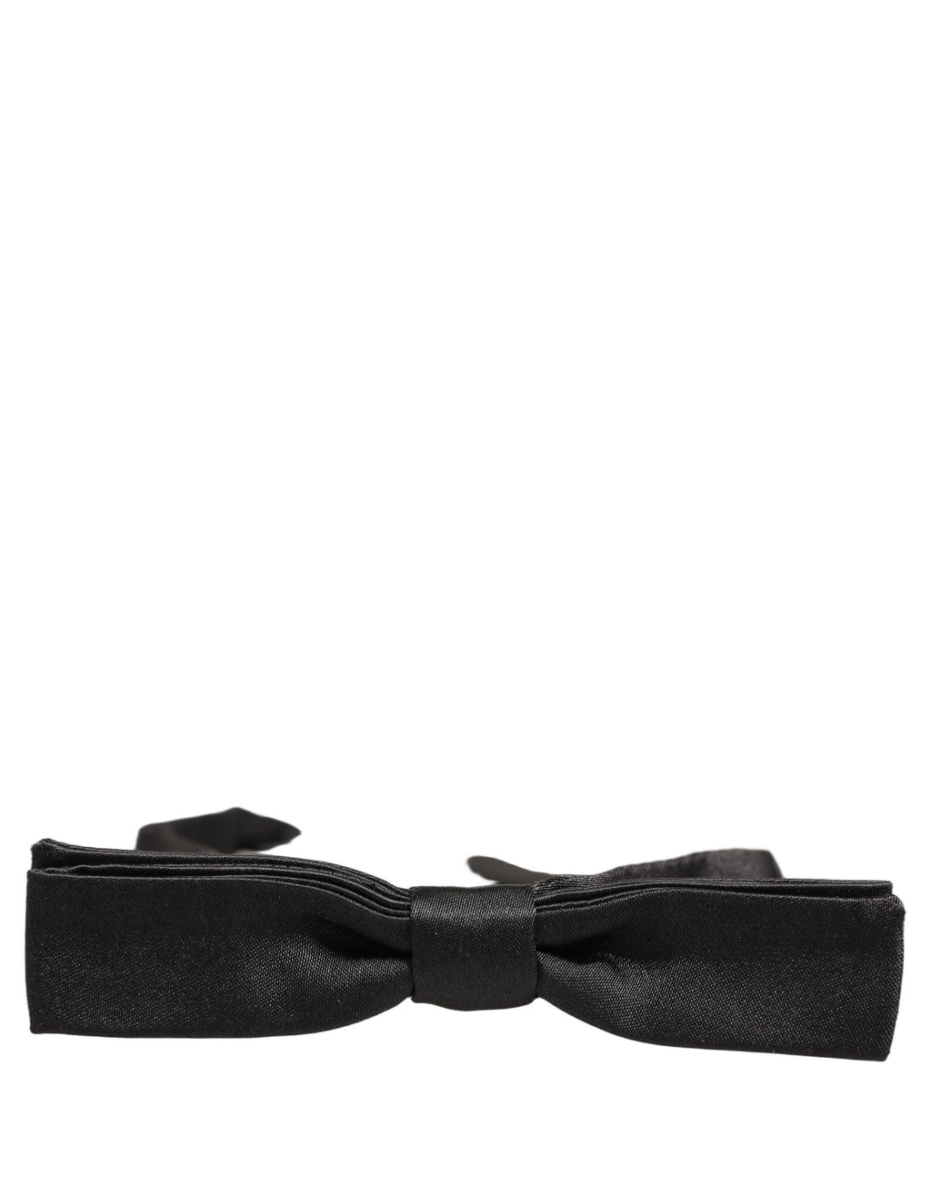 Dolce & Gabbana Men Black 100% Silk Adjustable Neck Papillon Bow Tie