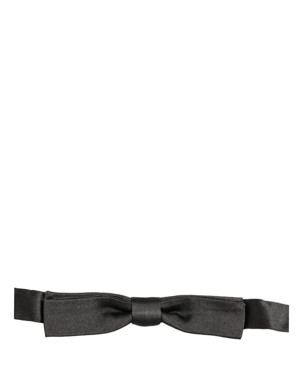 Dolce & Gabbana Men Black 100% Silk Adjustable Neck Papillon Bow Tie