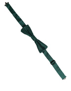 Dolce & Gabbana Men Green 100% Silk Adjustable Neck Papillon Bow Tie