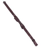 Dolce & Gabbana Blue Burgundy Woven Adjustable Neck Papillon Bow Tie