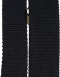 Dolce & Gabbana Men Black 100% Silk Adjustable Men Tied Necktie Tie