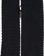 Dolce & Gabbana Men Black 100% Silk Adjustable Men Tied Necktie Tie