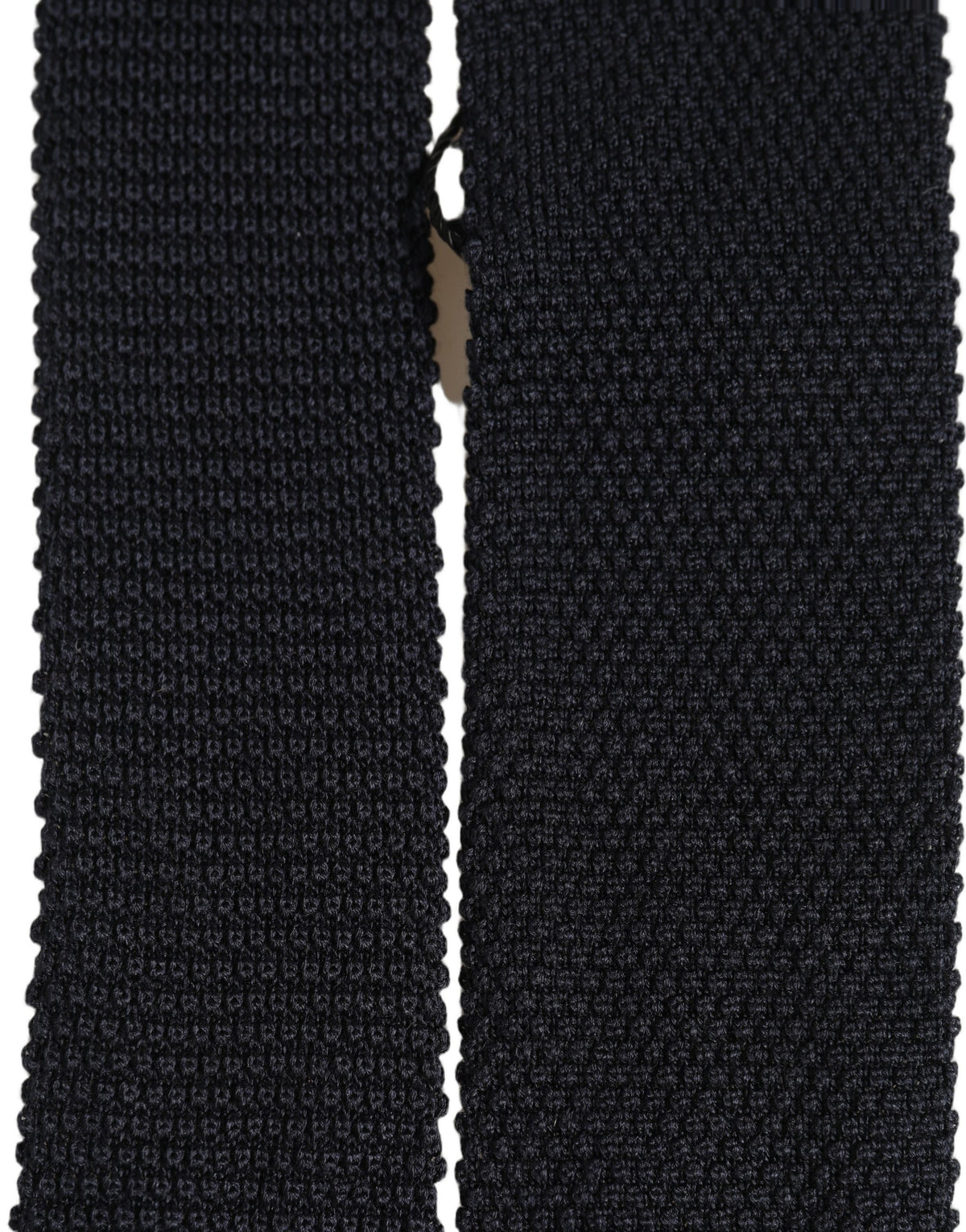 Dolce & Gabbana Men Black 100% Silk Adjustable Men Tied Necktie Tie
