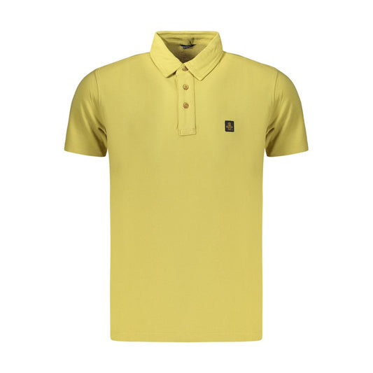 Refrigiwear Yellow Cotton Men's Polo Refrigiwear