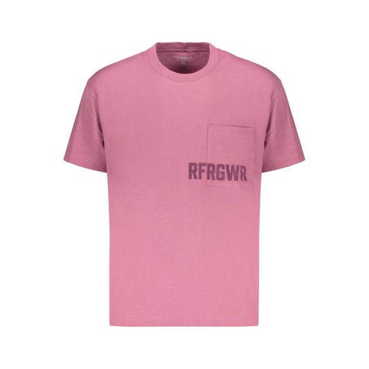 Refrigiwear Purple Cotton Men's T-Shirt Refrigiwear