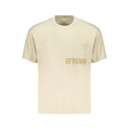 Refrigiwear Beige Cotton Mens T-Shirt
