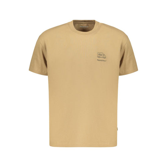 Refrigiwear Brown Cotton Men's T-Shirt Refrigiwear