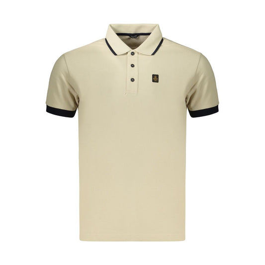 Refrigiwear Beige Cotton Men's Polo Refrigiwear