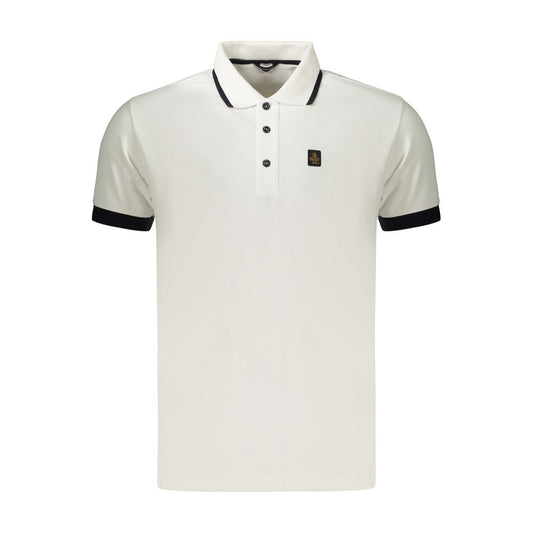 Refrigiwear White Cotton Men's Polo Refrigiwear