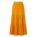 Trussardi Jeans Orange Polyester Women's Skirt