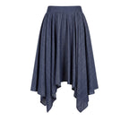 Trussardi Jeans Blue Denim Women Skirt