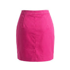 Trussardi Jeans Pink Cotton Women Skirt