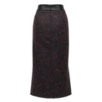 Trussardi Black Wool Women Skirt