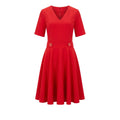 Trussardi Jeans Red Poliestere Women Dress